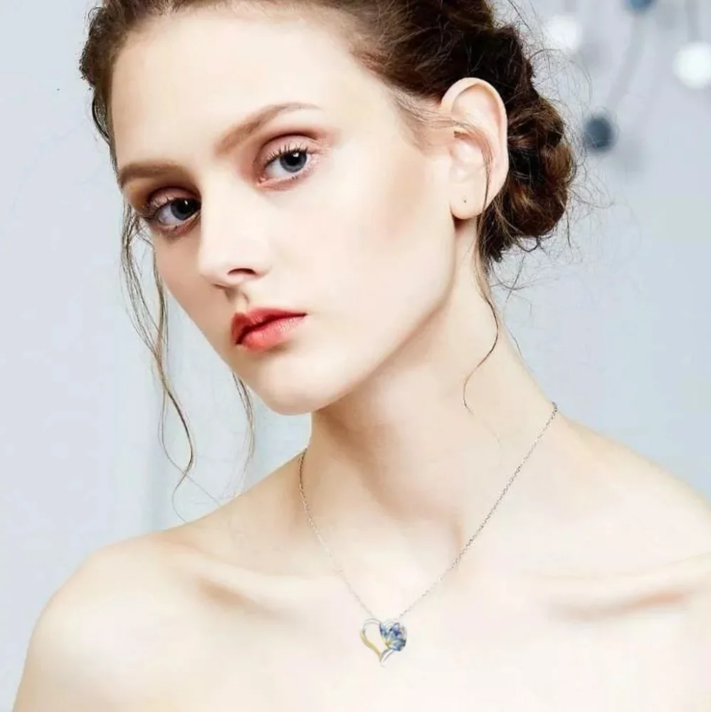 Butterfly Heart Necklace